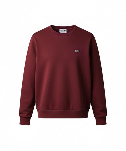 Felpa Lacoste Girocollo Bordeaux