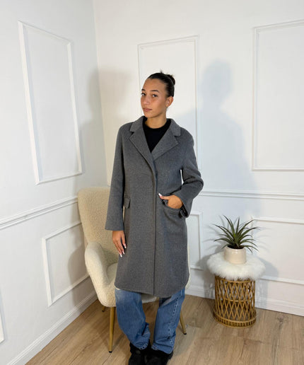 Cappotto Vicolo Lungo Grigio Classico