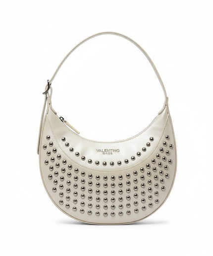 Mario Valentino Borsa Hobo a Spalla Panna con Borchie