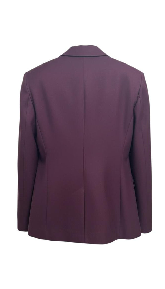 Blazer doppiopetto Vicolo bordeaux con revers