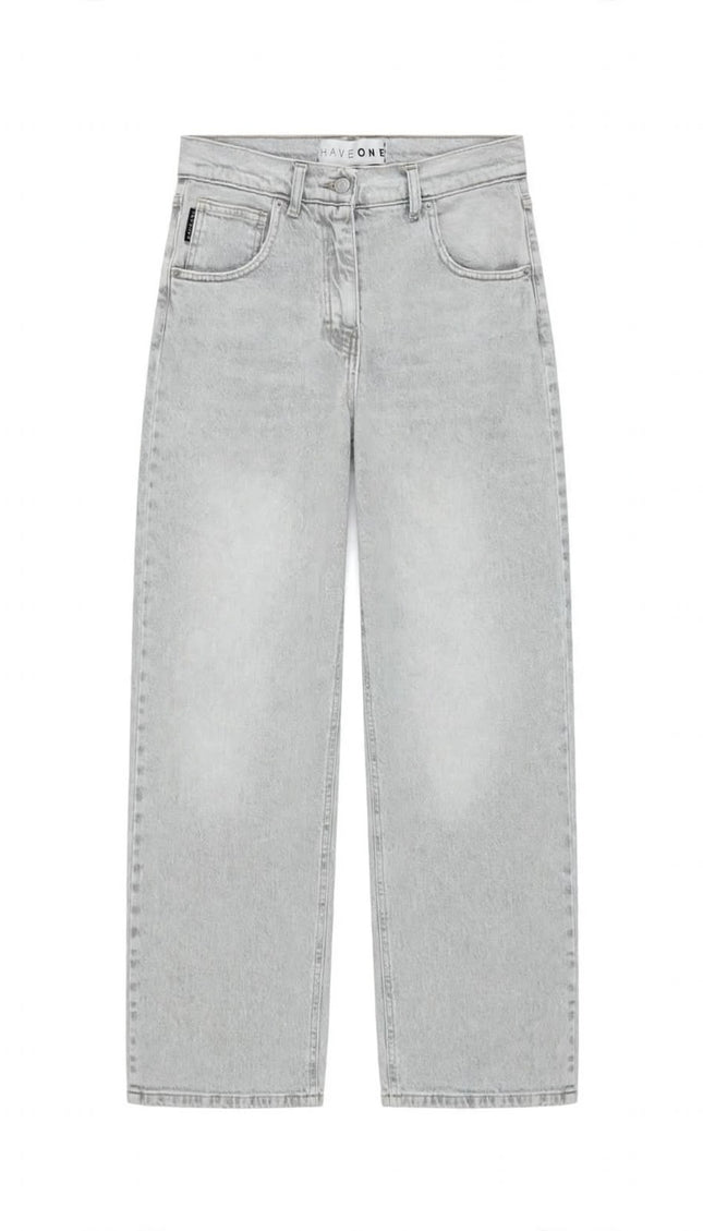 Jeans Haveone chiaro a gamba dritta