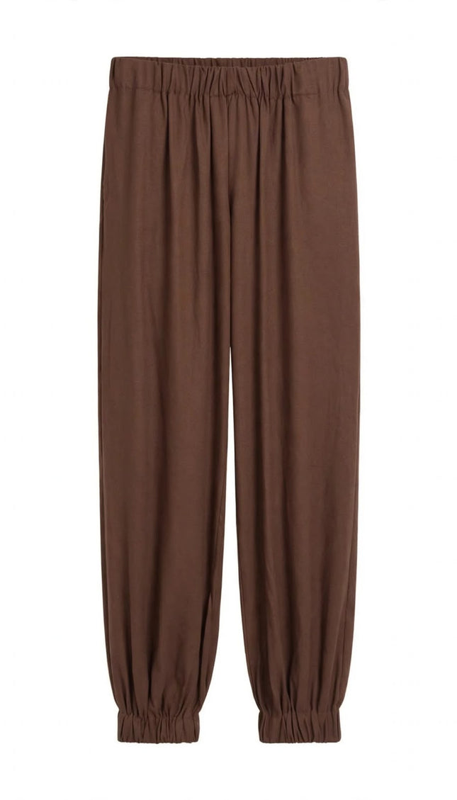 Pantalone jogger marrone Haveone