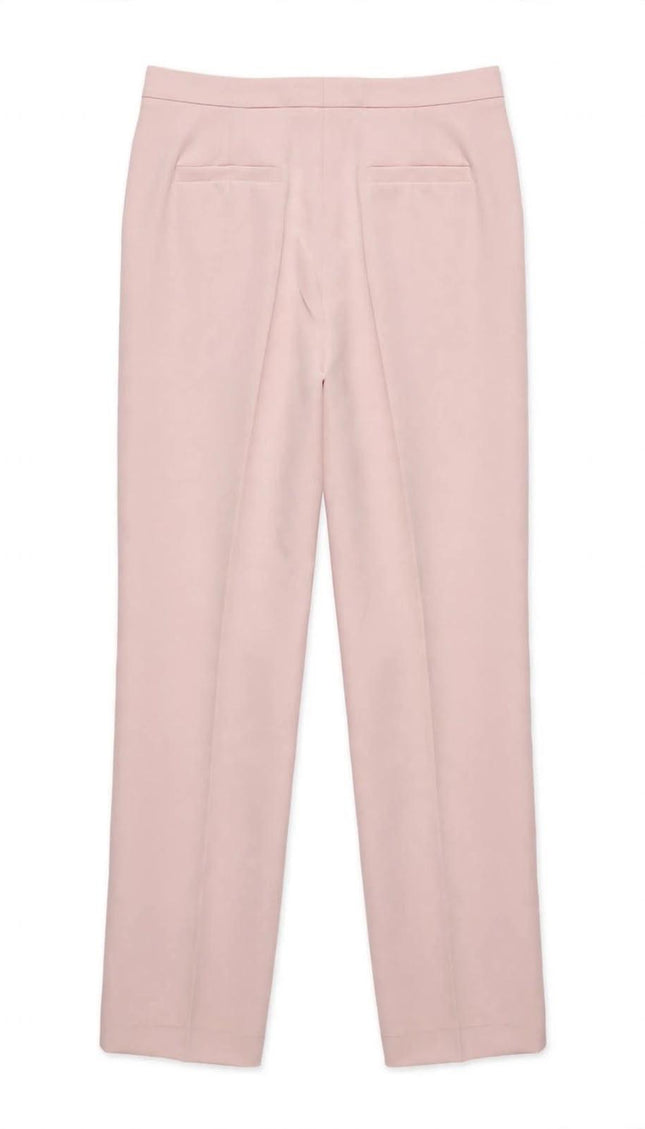 Pantalone rosa cipria Haveone a gamba ampia