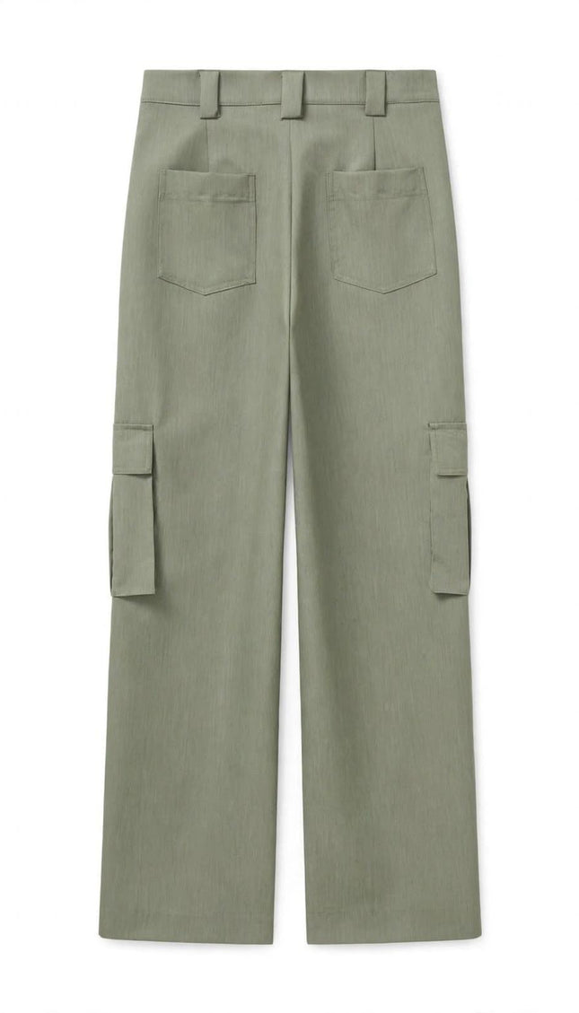 Pantalone cargo verde oliva Haveone