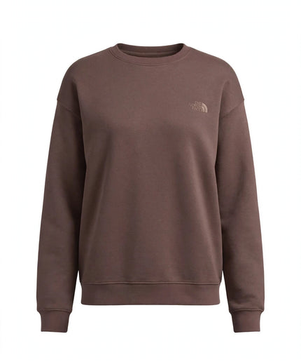 The North Face – Felpa girocollo marrone con logo