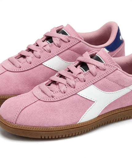 Sneakers Diadora rosa cipria con dettagli blu
