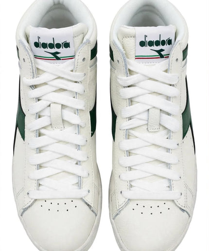 Sneaker Alta Diadora Bianca e Verde