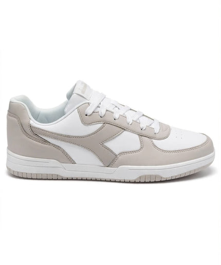 Sneaker Diadora Bianca e Beige Tono su Tono