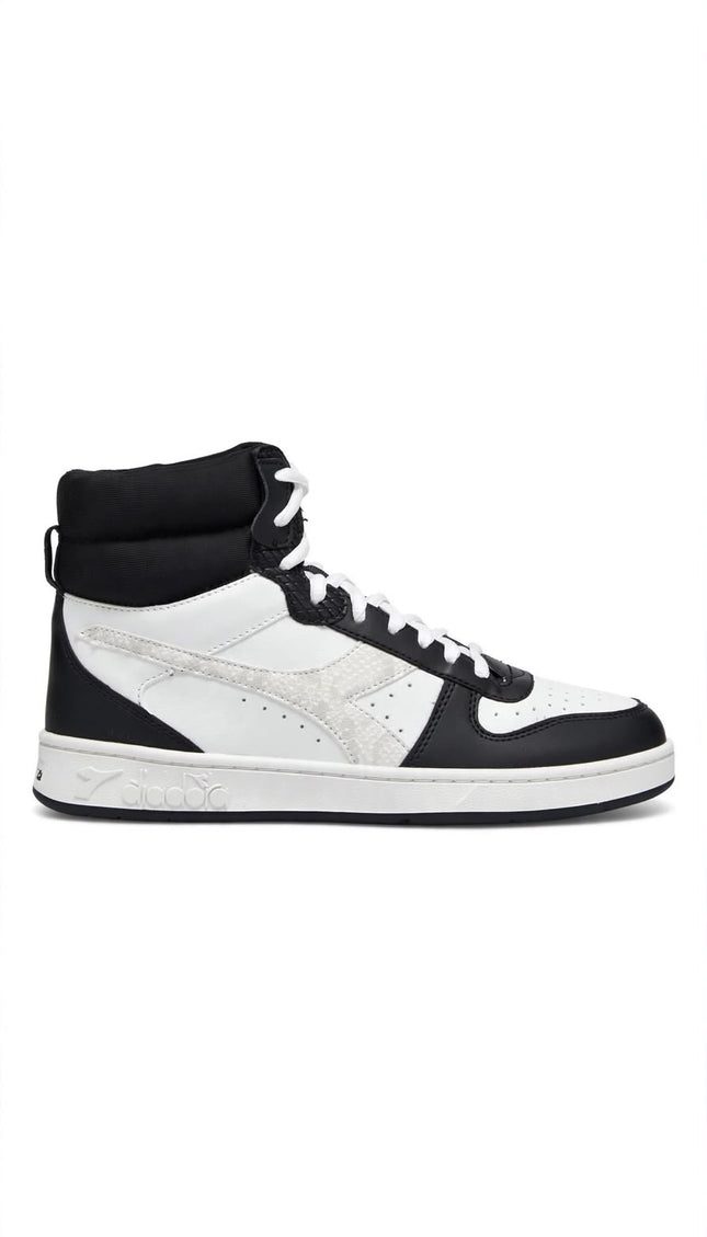 Sneaker Alta Diadora Bianca e Nera