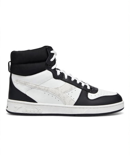 Sneaker Alta Diadora Bianca e Nera