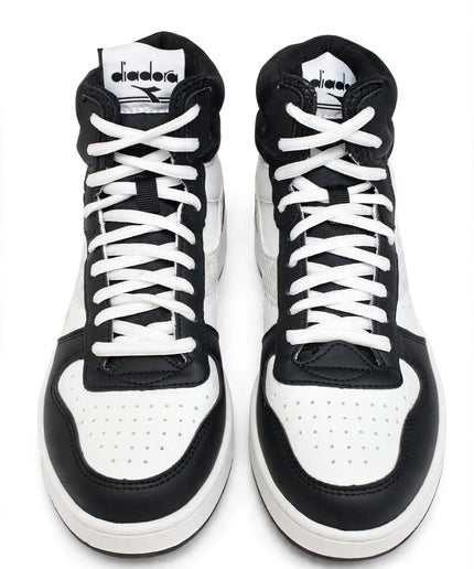 Sneaker Alta Diadora Bianca e Nera