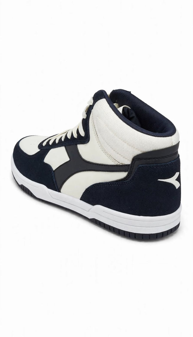 Sneaker Alta Diadora Blu Navy e Bianca
