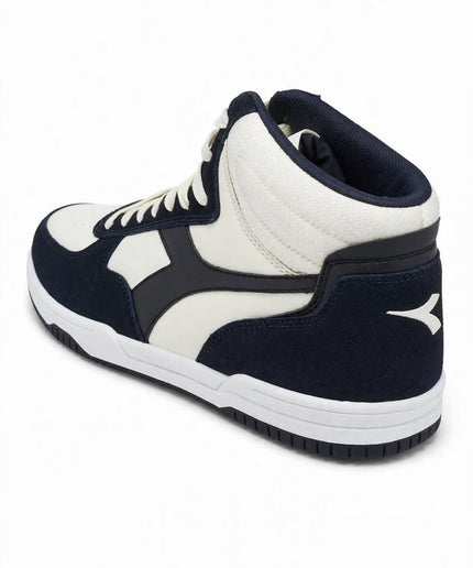 Sneaker Alta Diadora Blu Navy e Bianca