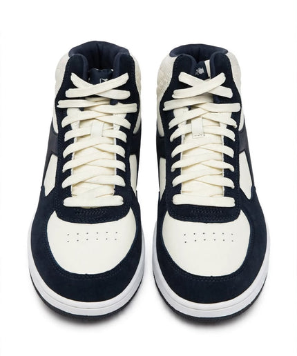 Sneaker Alta Diadora Blu Navy e Bianca