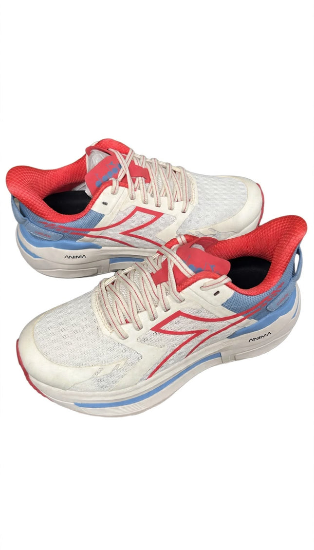 Sneakers Diadora Bianche Rosse e Azzurre