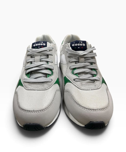 Diadora Sneakers Vintage Bianco Panna e Verde
