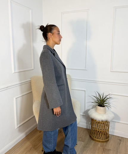 Cappotto Vicolo Lungo Grigio Classico