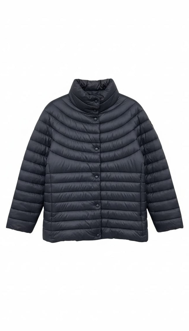 Giubbino trapuntato Marina Yachting blu scuro con collo alto