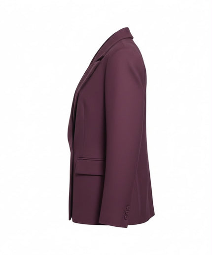 Blazer doppiopetto Vicolo bordeaux con revers