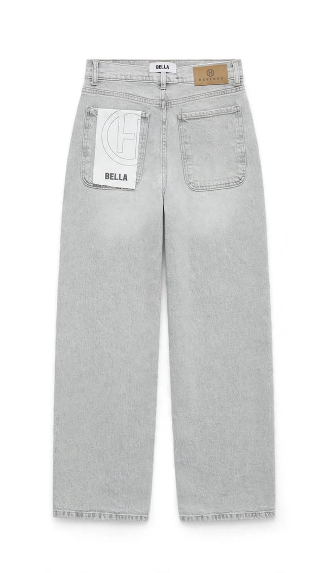 Jeans Haveone chiaro a gamba dritta