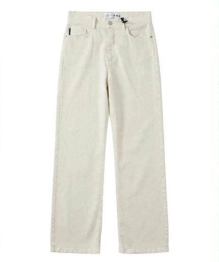Jeans ecrù Haveone a gamba ampia
